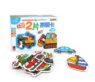 4714426501411 - 交通-FOOD超人幼兒2片拼圖卡