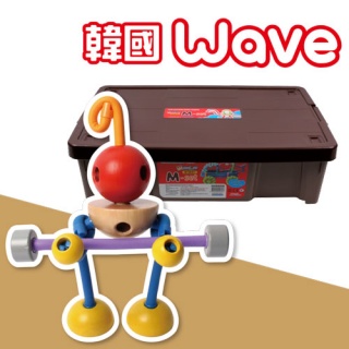 WP000019 - 「韓國Wave」魔力建構波波棒多元木質款-木匠工藝