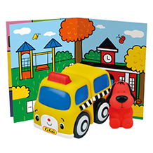 SB00292 - Popbo Vehicles - Patrick School Bus 彩色安全積木︰柏德烈校車