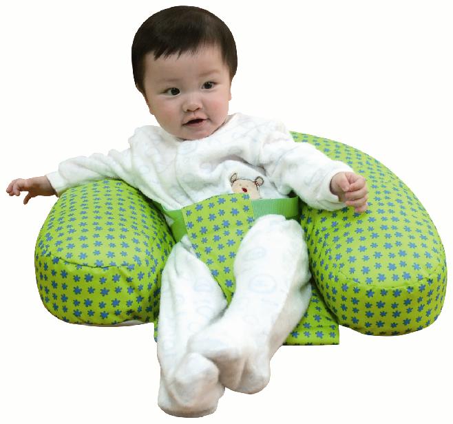 SB00304 - Comfort Seater with Safety Belt(Green)Ks Kids多功能餵乳枕（綠）