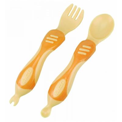 SB00319 - Chunky Spoon & Fork Set - Orange 奇智奇思湯叉組(橘色)