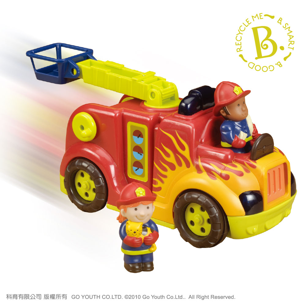 BT68639 - 美國【B.Toys】喵嗚救火車